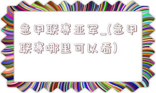 意甲联赛亚军_(意甲联赛哪里可以看)