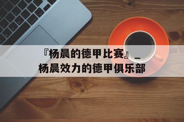 『杨晨的德甲比赛』_杨晨效力的德甲俱乐部