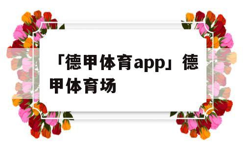 「德甲体育app」德甲体育场