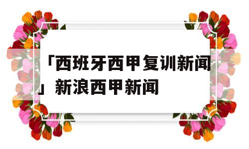 「西班牙西甲复训新闻」新浪西甲新闻