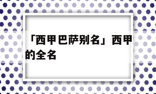 「西甲巴萨别名」西甲的全名